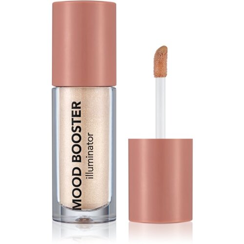 Flormar Mood Booster Illuminator kremasti osvetljevalec z aplikatorjem odtenek 002 Sun Goddess 4 ml Slike