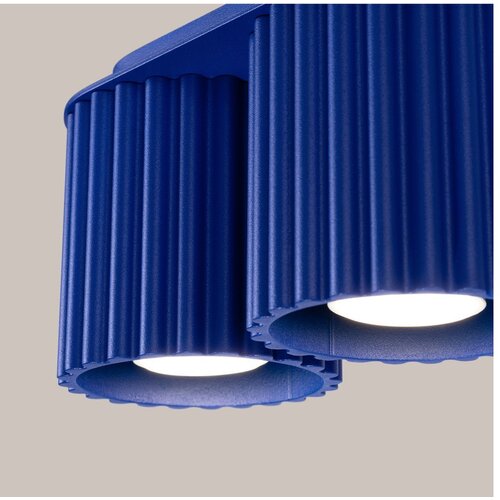 Sollux Modro kovinsko točkovno svetilo 10x21 cm Zora &amp;ndash; Slike
