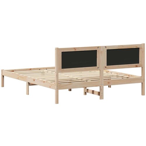  Krevetni okvir s tapiciranim uzglavljem Svijetlo siva Smeđa 150 x 200 cm Slike