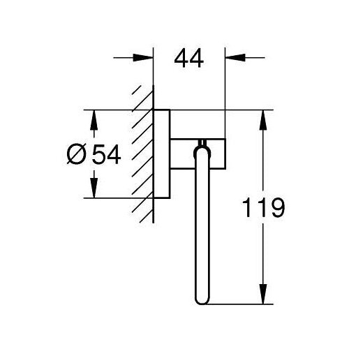Grohe 40689DA1 Essentials držalo za toaletni papir Cene