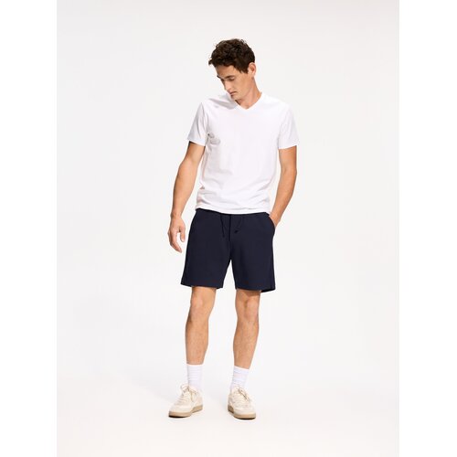 Reserved Pamučna majica slim fit - bijela Cene