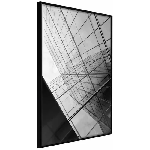  Poster - Steel and Glass (Grey) 40x60
