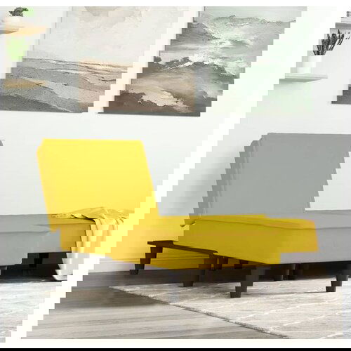 VidaXL Pocivalnik iz rumenega zameta Slike