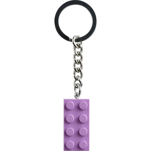 Lego LEGO® Iconic - Lavanda ljubicasti 2x4 privezak (854304) Slike