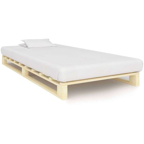 vidaXL Okvir za krevet od paleta od masivne borovine 100 x 200 cm Cijene