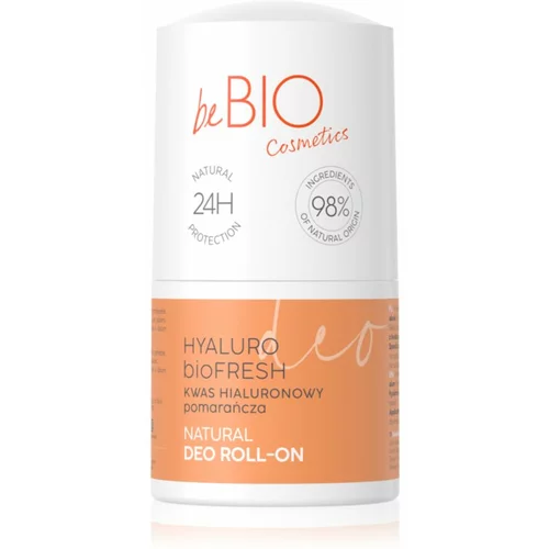 beBIO Hyaluro bioFresh osvežujoč dezodorant roll-on 50 ml