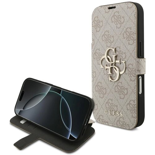 Guess OVITEK BOOK 4G Z ZAŠČITO ZA IPHONE 17 PRO Z ZAŠČITNIM LOGOM IN PROZORNIM ZAŠČITNIM PLASTOM, (5000337997) Cene