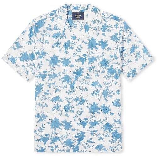 Portuguese Flannel Minho Shirt - White/Blue Bijela Slike