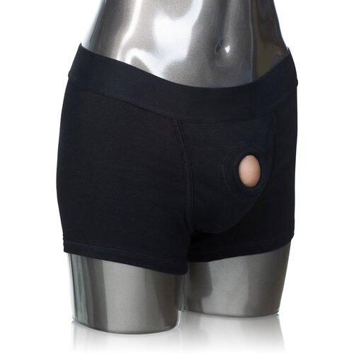 California Exotics Packer Gear Boxer Brief Harness Black Cene