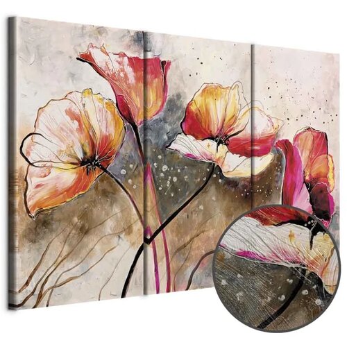  Slika - Poppies lashed by the wind 120x80 Cijene