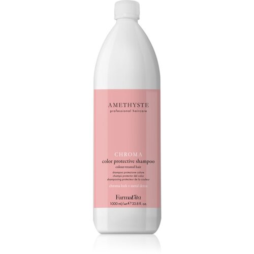FarmaVita Amethyste Chroma vlažilni in zaščitni šampon za barvane lase 1000 ml Cene