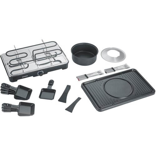 Severin RG 2347 Raclette / Fondue, 8 W, loncev, 1400 2-v-1 kombinacija Slike