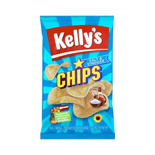 Kelly's Chips Salt & Vinegar - 150 g Cene