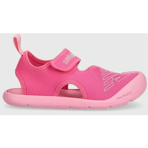 New Balance Otroški sandali roza barva
