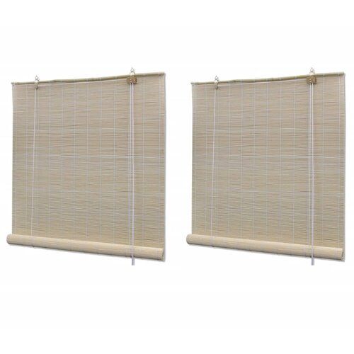 vidaXL Rolete od prirodnog bambusa 2 kom 120 x 160 cm Cijene