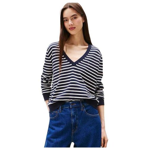 Tommy Hilfiger Ženski džemper sa v izrezom Cene