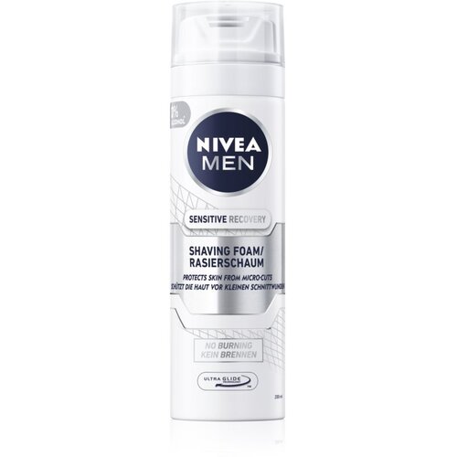 Nivea men sensitive recovery pena za britje brez alkohola 200 ml za moške Cene