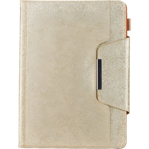 NIKCORP Etui za iPad Air / Air 2 / Pro 9.7&amp;quot;, za&amp;scaron;čitni ovitek s poklopcem in funkcijo stojala, zlat z ble&amp;scaron;čicami in žepom za kartice, (5000139287) Slike