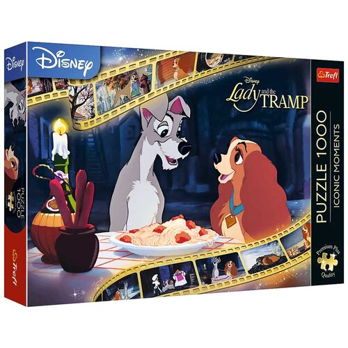 Trefl Lady i Skitnica premium puzzle od 1000 dijelova - Slike
