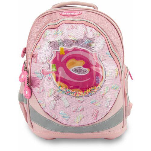 Octopus anatomska školska torba za devojčice Krofna FET2260 ružičasta Cene