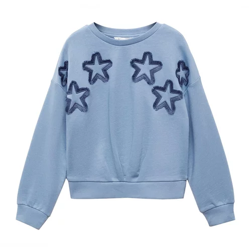 MANGO KIDS Sweater majica 'ESTRELLA' plava / kraljevsko plava