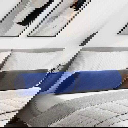 vidaXL valjkasti jastučići 2 pcs policijska plava Ø 25 x 70 cm Cijene