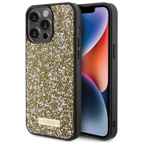  ORIGINALNA FUTROLA GUESS RHINESTONE METAL LOGO HARDCASE GUHCP15LPFGSBSD ZA IPHONE 15 PRO ŽUTA Cijene