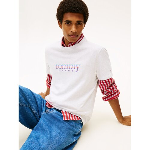 Tommy Jeans Majica azur / svijetlosiva / ljubičasta / narančasta Slike