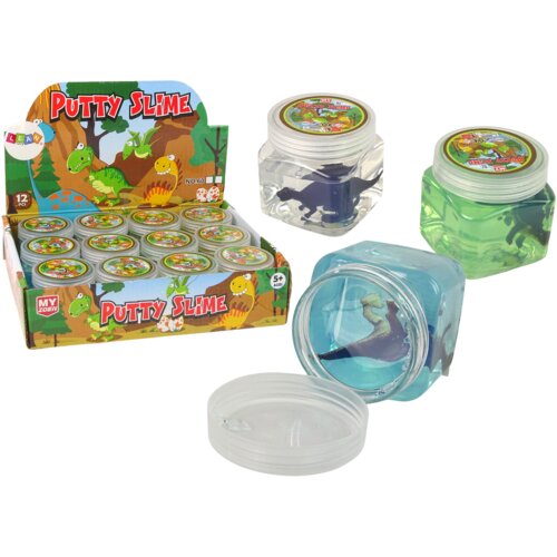 Slime kristal dinosauri u raznim bojama Slike
