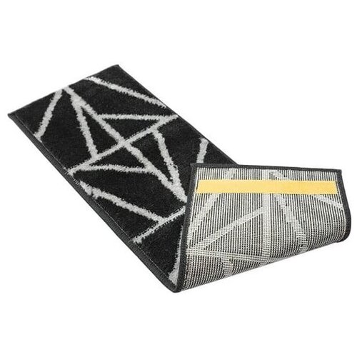 Mila Home Črn komplet preprog za stopnice 13 ks 22x71 cm Striped – Cene