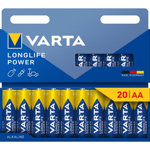 Varta 1x20 Longlife Power Mignon AA LR 6 04906121720 Slike