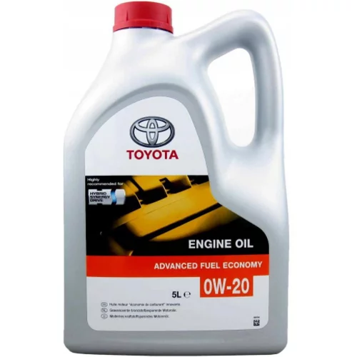 Toyota motorno olje AFE 0W-20, 5L