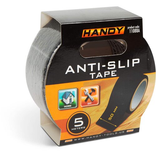 Handy Samolepljivi protizdrsni trak 5 m x 50 mm črn Cene
