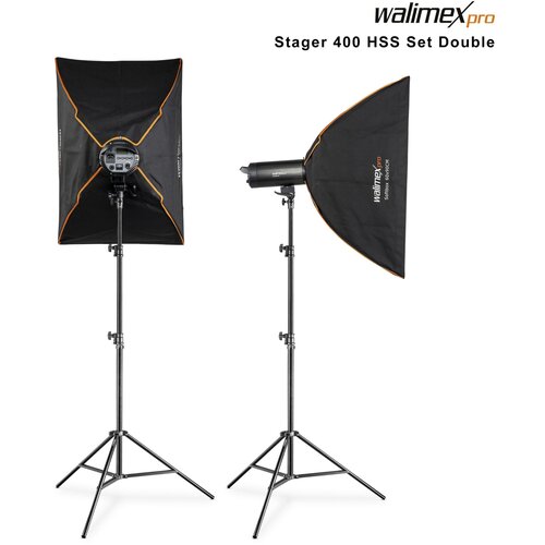 Walimex pro Stager 400 HSS Set Double Slike