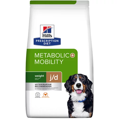 Hill’s Prescription Diet Metabolic + Mobility s piletinom - 12 kg