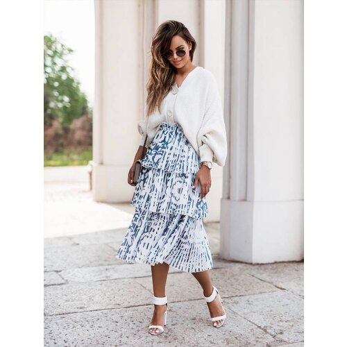 Cocomore White and navy blue skirt cmgSP522.R01 Cene