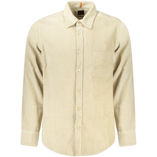 Boss HUGO LONG SLEEVE SHIRT MEN BEIGE Slike