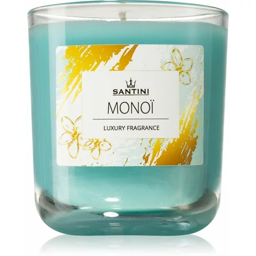 SANTINI Cosmetic Monoï dišeča sveča 200 g
