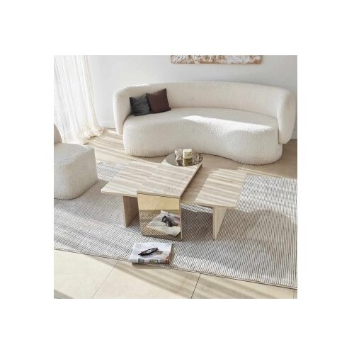 Hanah home Set stolova za kafu Luna Travertine (2 dela) Cene