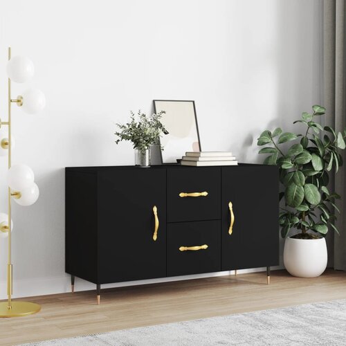 vidaXL Komoda crna 100 x 36 x 60 cm od konstruiranog drva Cijene