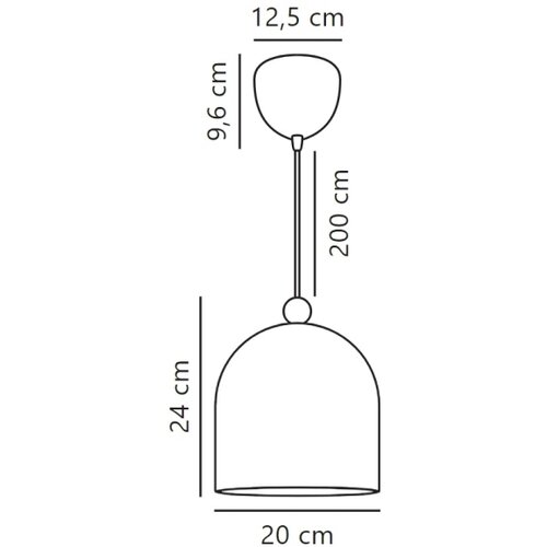Nordlux visilica na sajli GASTON 1xE27/40W/230V zelena/bela Slike