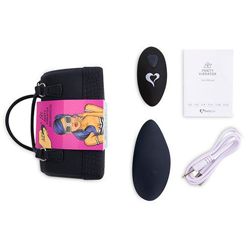 Feelztoys Panty Vibe Black vibrator sa daljinskim upravljanjem Slike