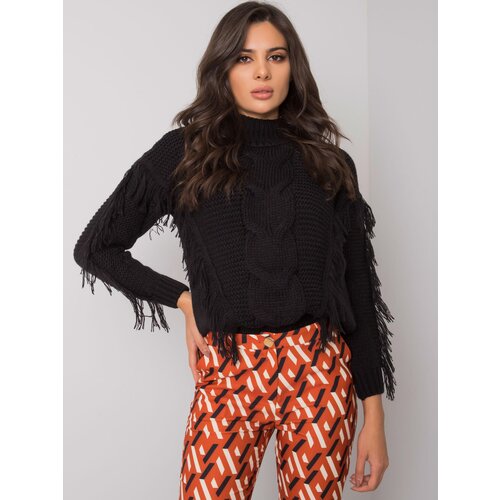 RUE PARIS Sweater-CA-SW-3744.08-black Slike