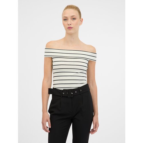 Orsay Black and white women&amp;#039;s short-sleeved t-shirt - Women&amp;#039;s Slike
