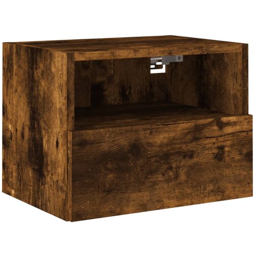 Maison Chic Stenska TV omarica - TV stojalo - Televizijska omarica dimljeni hrast 40x30x30 cm inženirski les, (21699936) Cene