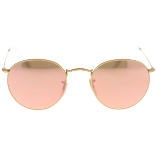 Ray-ban Round Metal Flash Lenses RB3447 112/Z2 XL (53) Zlata/Rjava Cene