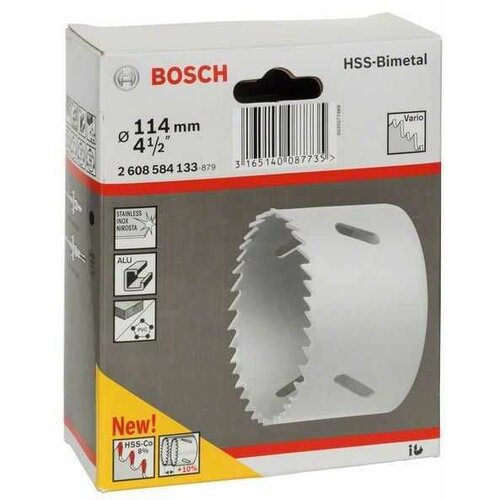 Bosch testera za otvore hss-bimetal za standardne adaptere 2608584133/ 114 mm/ 4 1/2 Slike