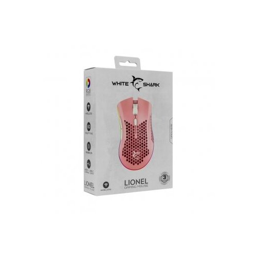 White Shark MIŠ WGM-5012 LIONEL / 10.000 DPI - Pink / Wireless Cijene