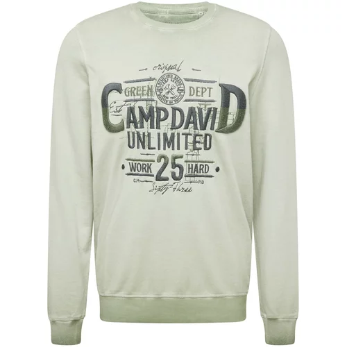 CAMP DAVID Sweater majica antracit siva / dimno siva / kameno siva / maslinasta
