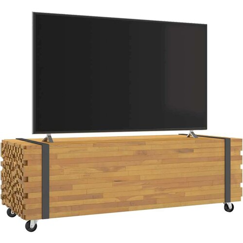 vidaXL Klubska mizica 110x45x35 cm trdna tikovina Cene
